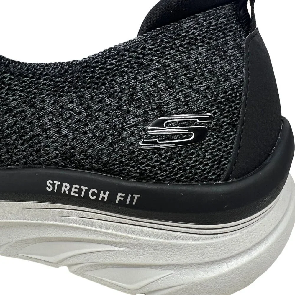 Skechers D'Lux Mens Mesh Gray Extra Wide Sneaker 232163WW Slip On‎ Size 9.5WW